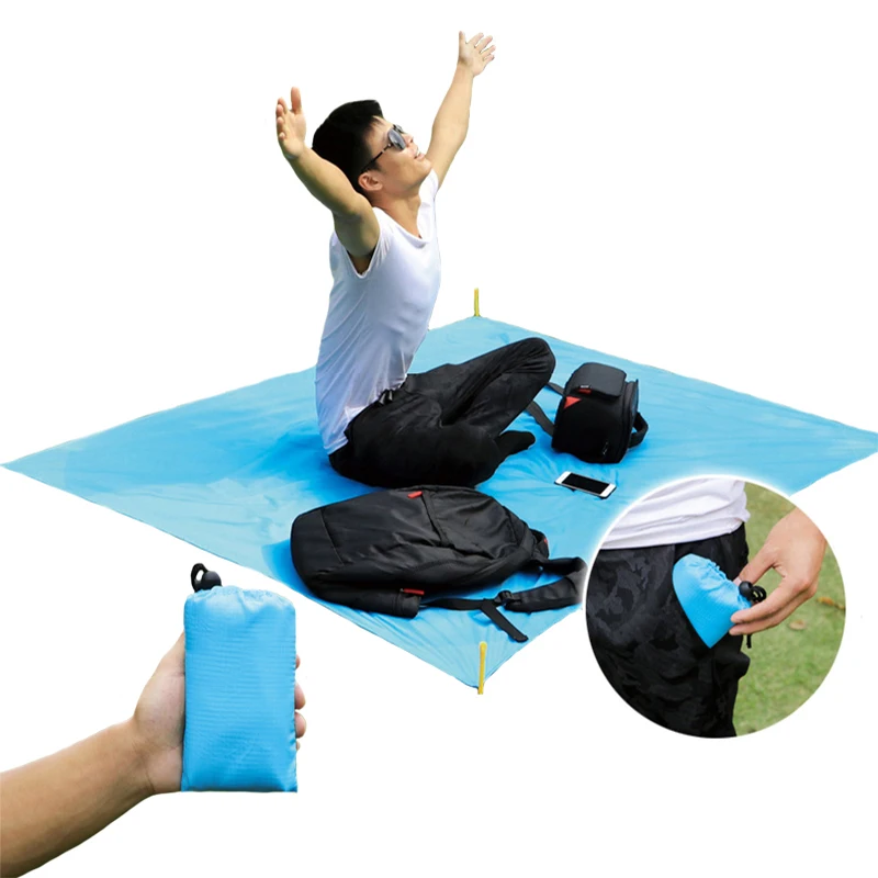 

Large Ultra-light Outdoor Portable Pocket Picnic Mat Pad Waterproof Folding Tent Camping Mat Ground Mattress Beach Mat Blanket