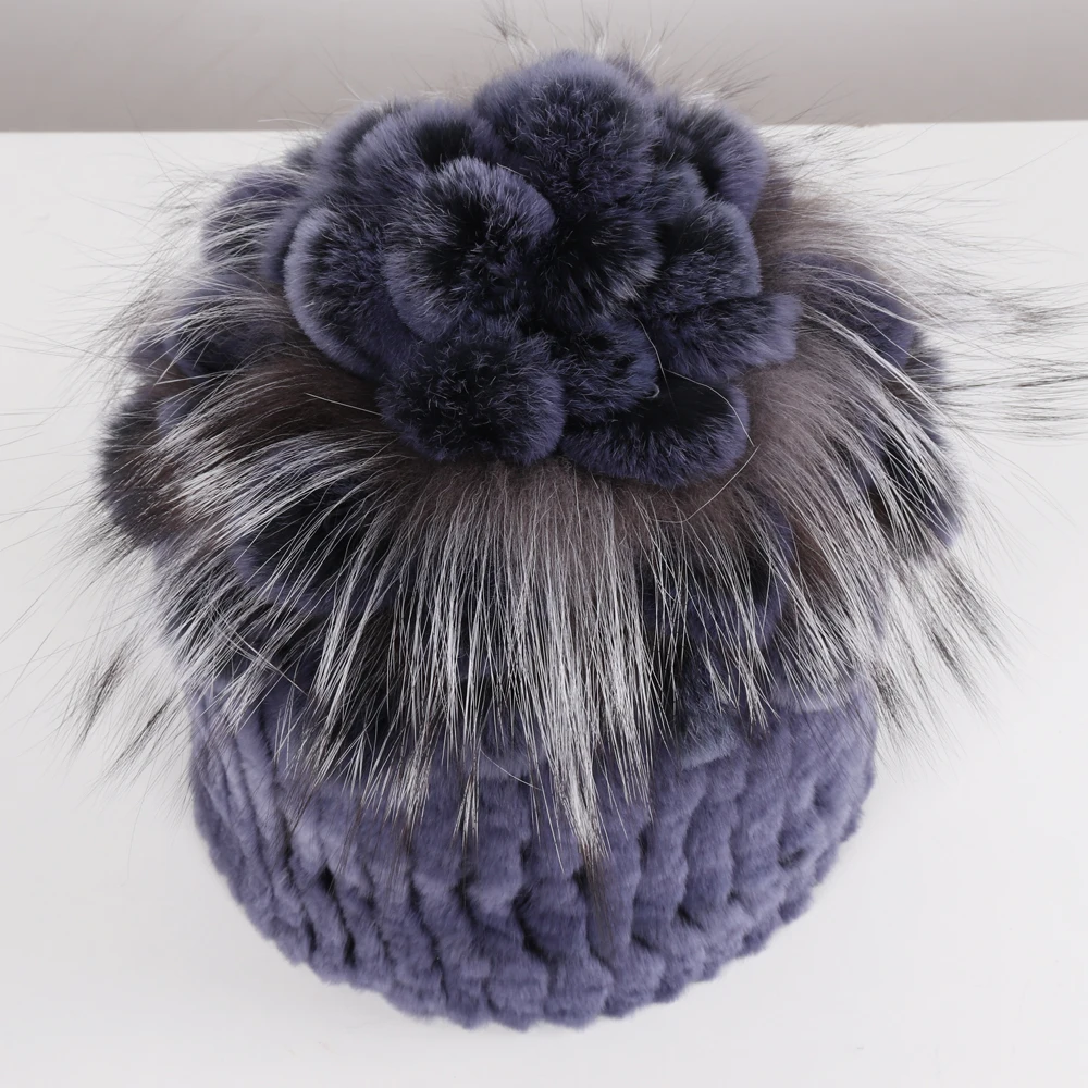 Новое поступление зимние женские Хорошие эластичные Настоящий мех кролика