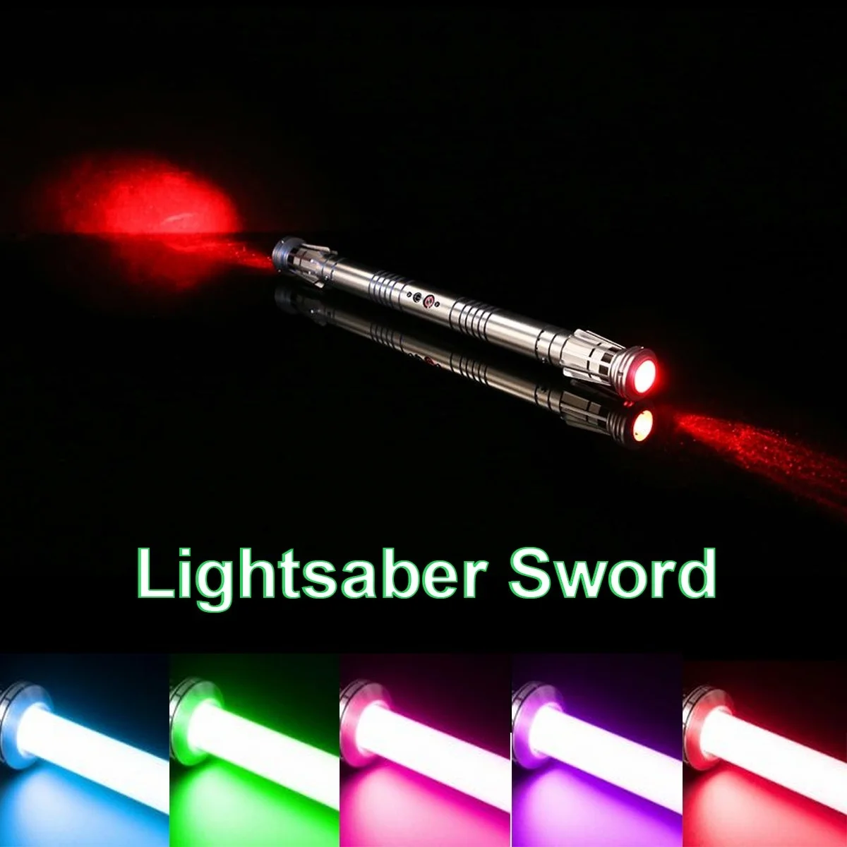 

Yanqing Lightsaber Heavy Dueling Blade with Force FX Laser Double-edged Metal Sound Luminous Sword Collection Cosplay Toys Gift