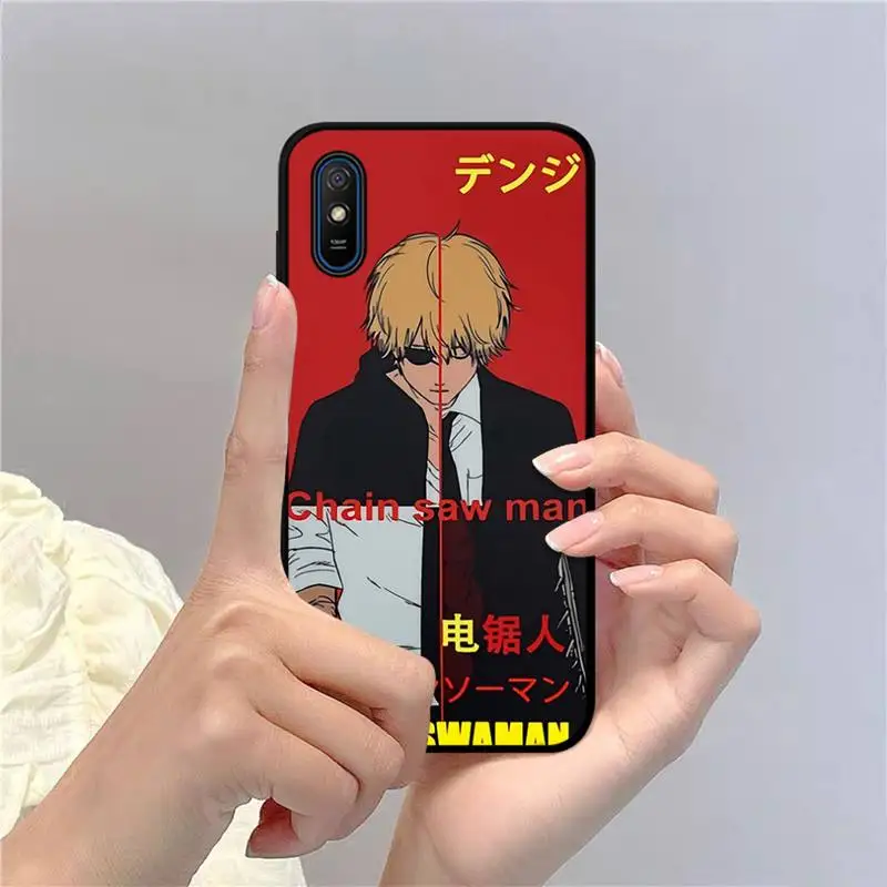 Чехол для телефона с мультяшным аниме бензопилой Redmi 9A 8A 7A 7 6A 5A 5 Plus 4X S2 GO K20 K30 6 Note 8 9