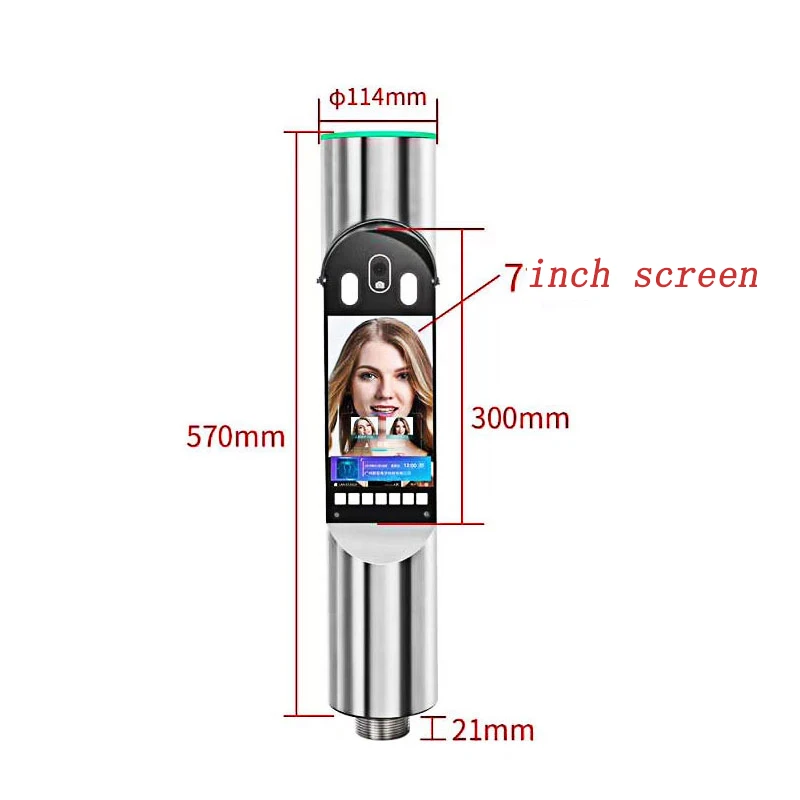 

High recognition rate Security access control face recognition machine