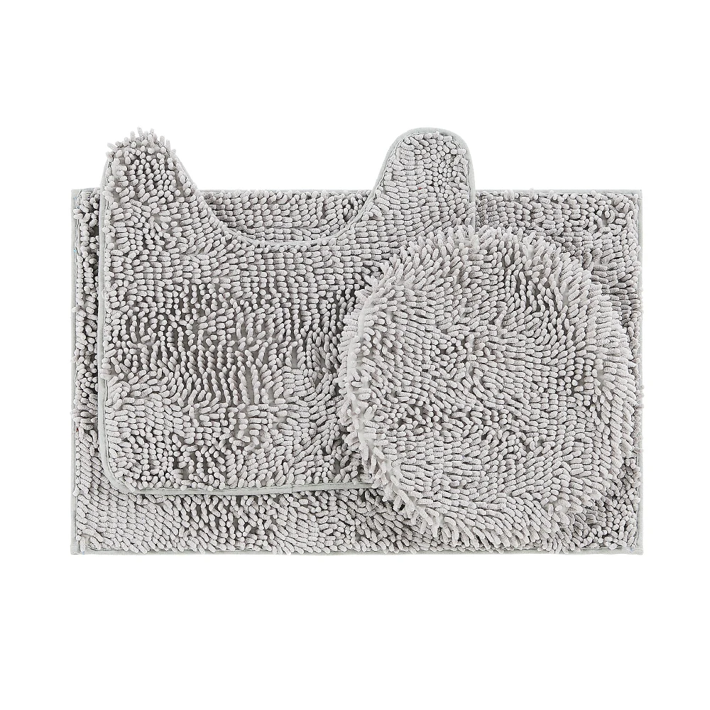 Новинка 3 шт./компл. Противоскользящий коврик из микрофибры для унитаза синель