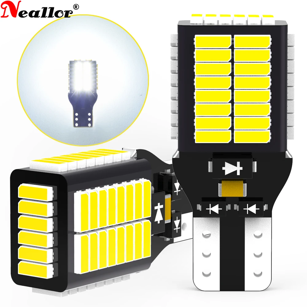 

1200Lm W16W T15 LED Bulbs Canbus OBC Error Free LED Backup Light 921 912 WY16W Car Reverse Lamp For BMW AUDI Mercedes benz