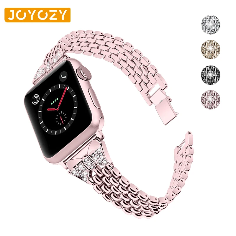 Joyozy подходит для изысканные вечерние знакомства со стразами apple watch 38 мм ремешок 40