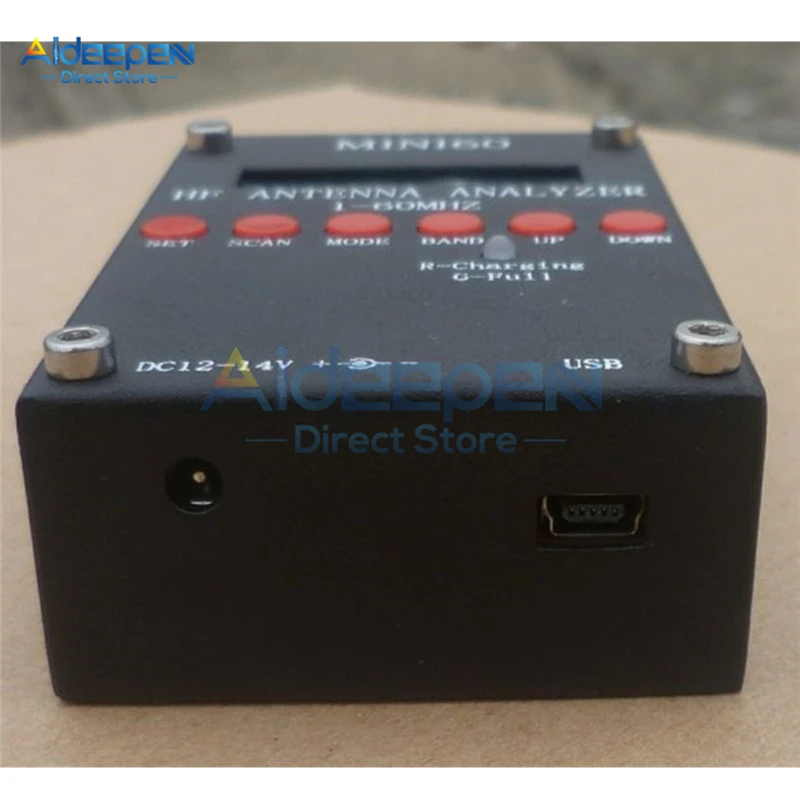 Анализатор антенны Mini60 Sark100 1 60 МГц HF ANT SWR измеритель тестер с Android APP PC для