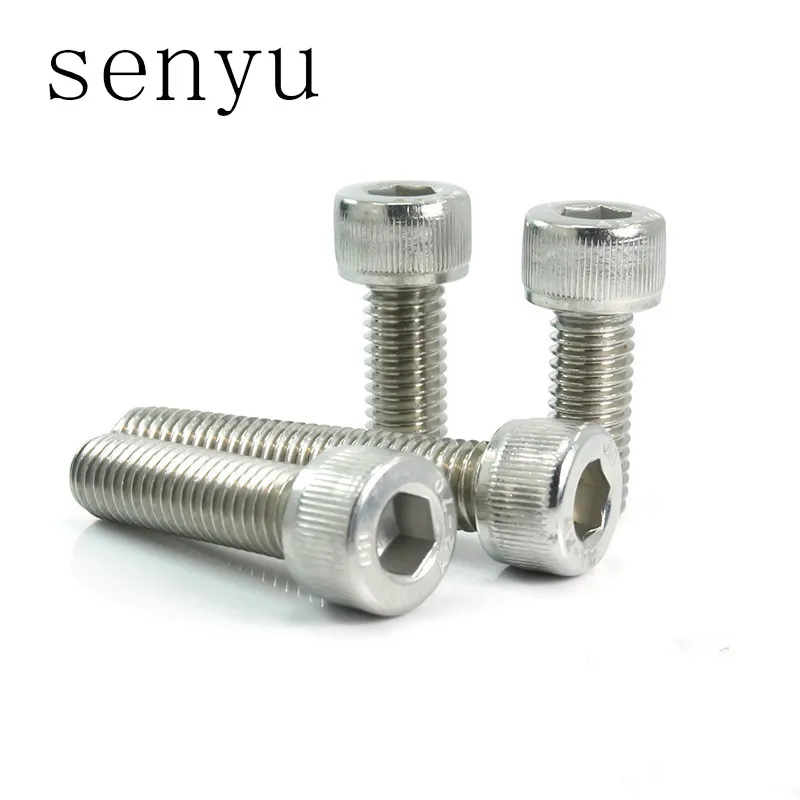 Винты SENYU из нержавеющей стали с шестигранным отверстием 50 шт. M1.6 M2 M2.5 M3 M4 304|Винты|