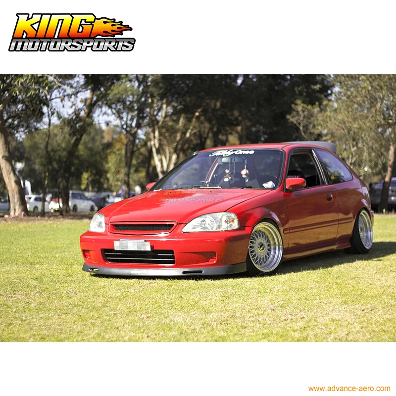 

Fit For 1999 2000 Honda Civic Front Bumper Lip Spoiler Bodykit Polyurethane BYS Style Global Free Shipping Worldwide