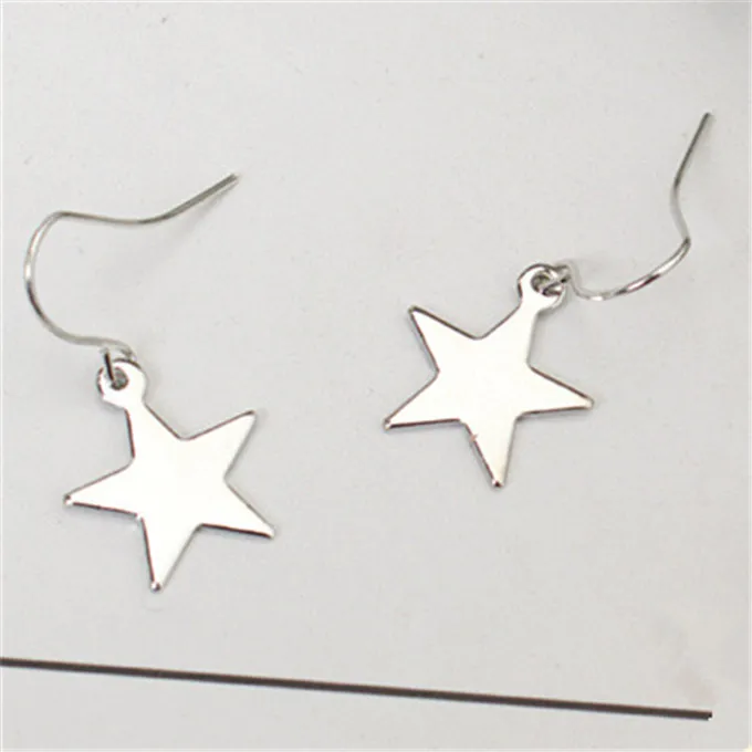 Модные серьги-капли оптовая продажа ретро пятиконечная звезда Эффектные серьги