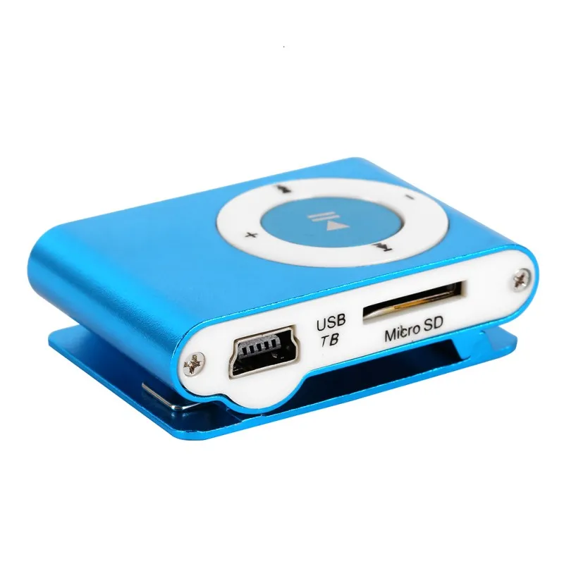 USB металлический мини MP3-плеер с зажимом, спортивный портативный музыкальный цифровой TF/SD слот для карты, плеер mp 3 плеер, карта для бега, переносной мини mp3 Mu