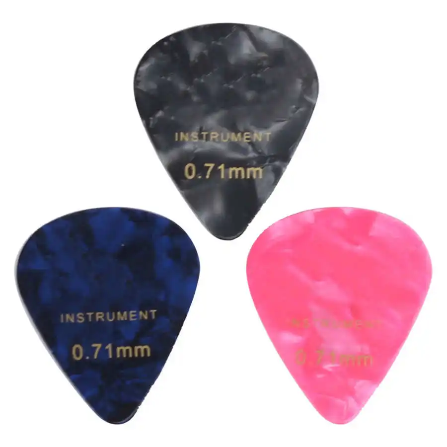 100 шт. универсальные гитарные медиаторы из ПВХ легкий Теплоизоляционный цветной 0