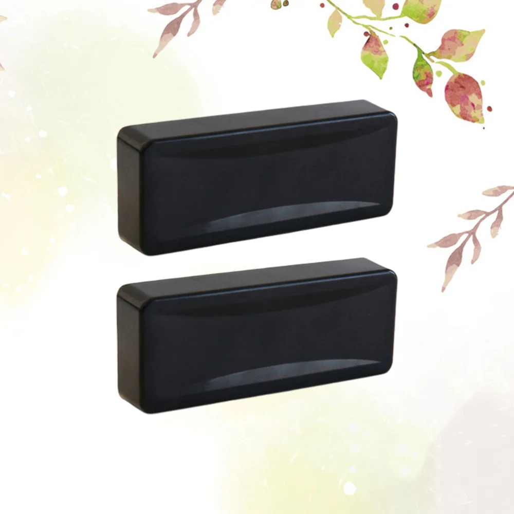 

2pcs Practical Magnetic Black Board Eraser White Board Accessory School Stationery for Home School Office