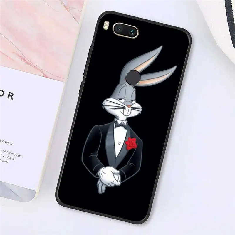 

Bugs Bunny Cartoon Rabbit Wolf dog Phone Case For Xiaomi Redmi note 7 8 9 t max3 s 10 pro lite