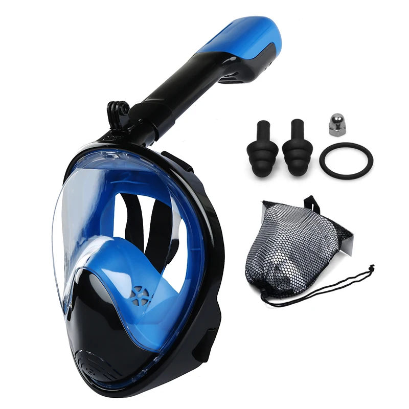 Складная Полнолицевая маска для дайвинга противотуманная подводного плавания