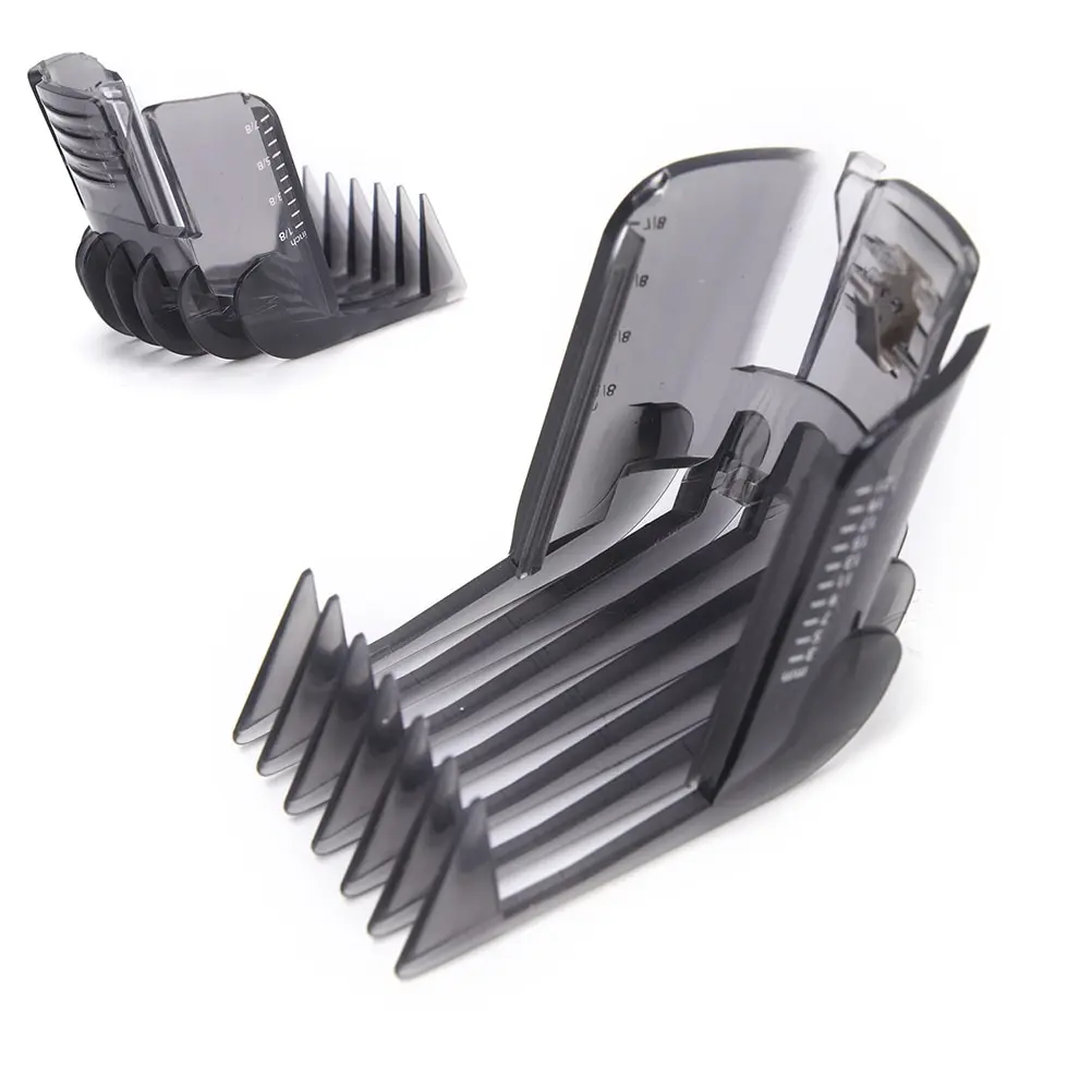 

Black Hair Clippers Beard Trimmer Comb Attachment For Philips QC5130 QC5105 QC5115 QC5120 QC5125 QC5135