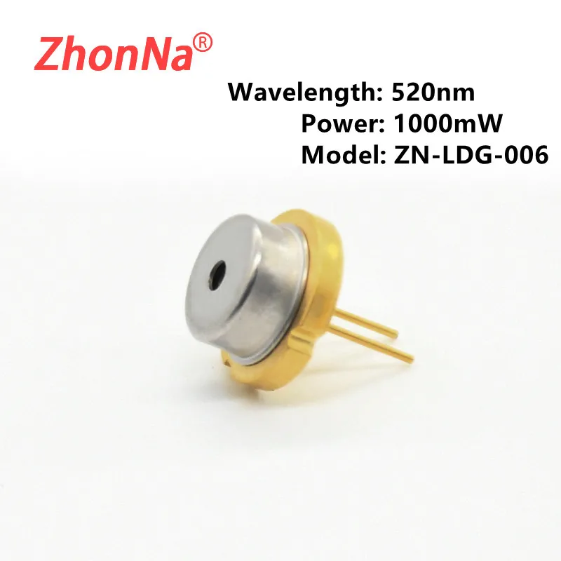 

520nm 1000mw Green Laser Diode ModulePackage TO9 ​​DIY Heat Sink Aluminum Heating Dissipation For CNC Parts Factorydirect Sales