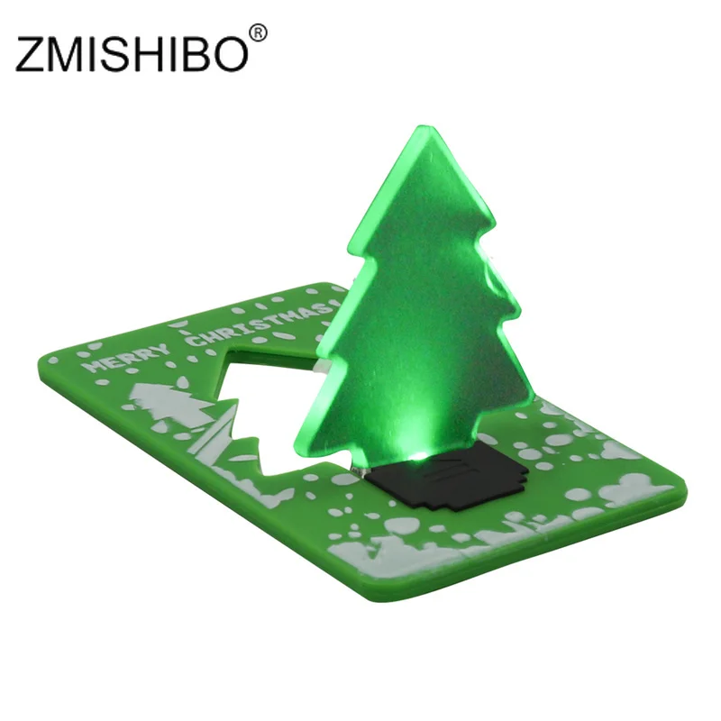 ZMISHIBO 10 шт./лот светодиодная переносная лампа для карт Рождественская елка