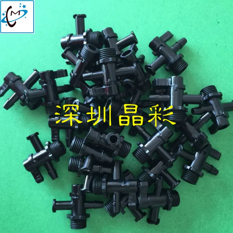 10 шт. струйный принтер СНПЧ система чернил ручной клапан 3 способа для флоры LJ320K