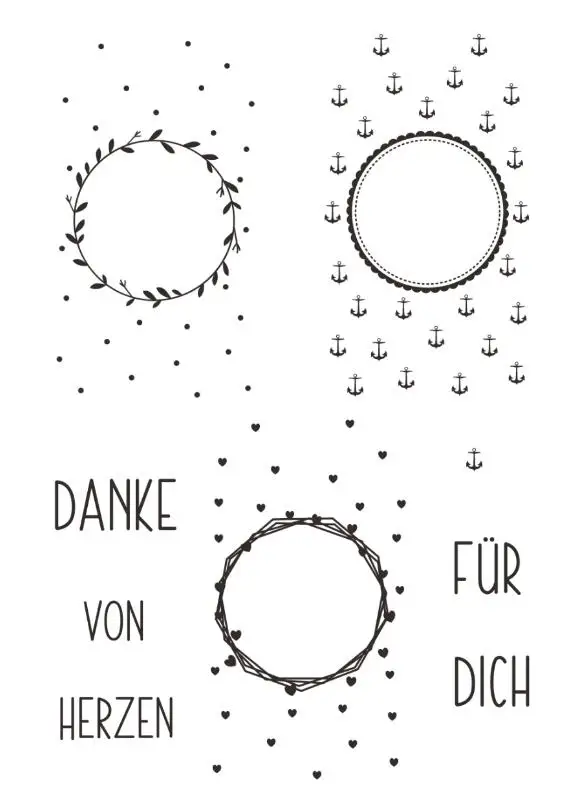 

German Clear Stamp Or stamp for DIY Scrapbooking/Card Making/Kids Fun Decoration Supplies A254