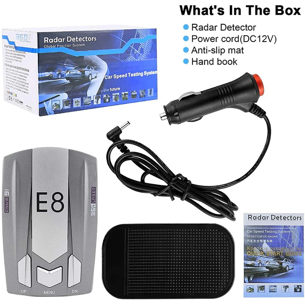 Автомобильный радар-детектор скорости потока полицейский обнаружение сигнала