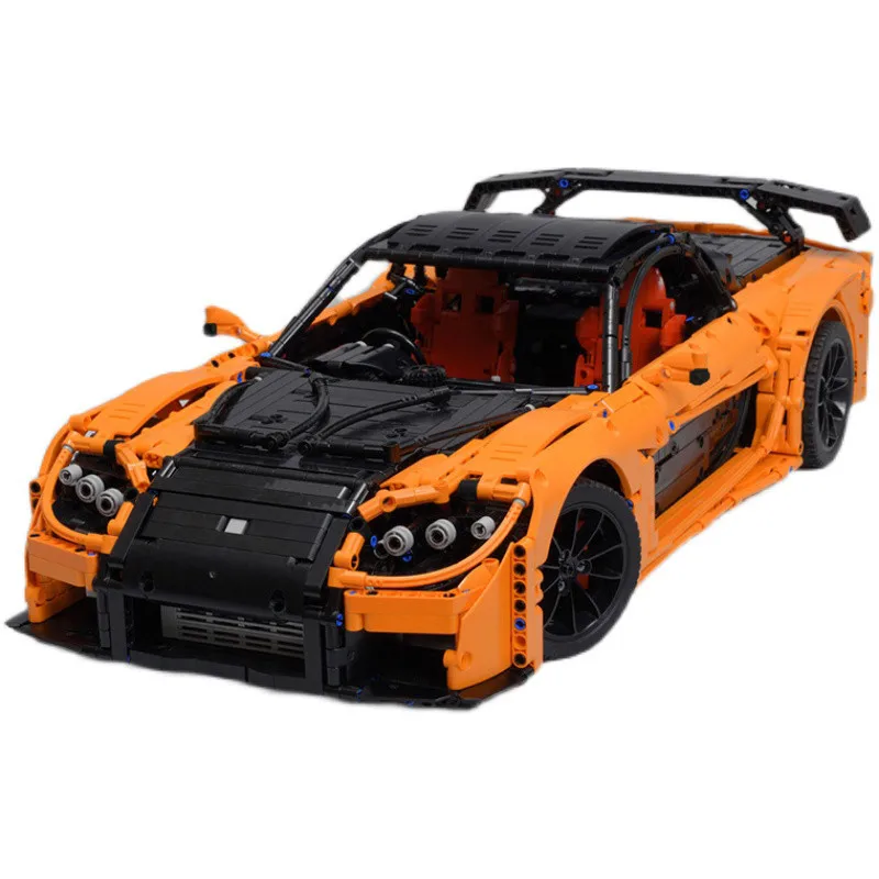 

High-Tech Super Racing Car RX-7 VeilSide Fortune MOC-57488 car accessories Building Blocks vehicles for adults Bricks Kids Toys