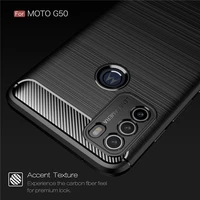 for motorola moto g50 case soft silicone slim shockproof bumper carbon fiber protective phone cover for motorola moto g50 case