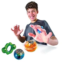magnetic fidget gags toy magnetic flashing glowing ball stress reducer spinner toys magic speed induction magneto spheres fe
