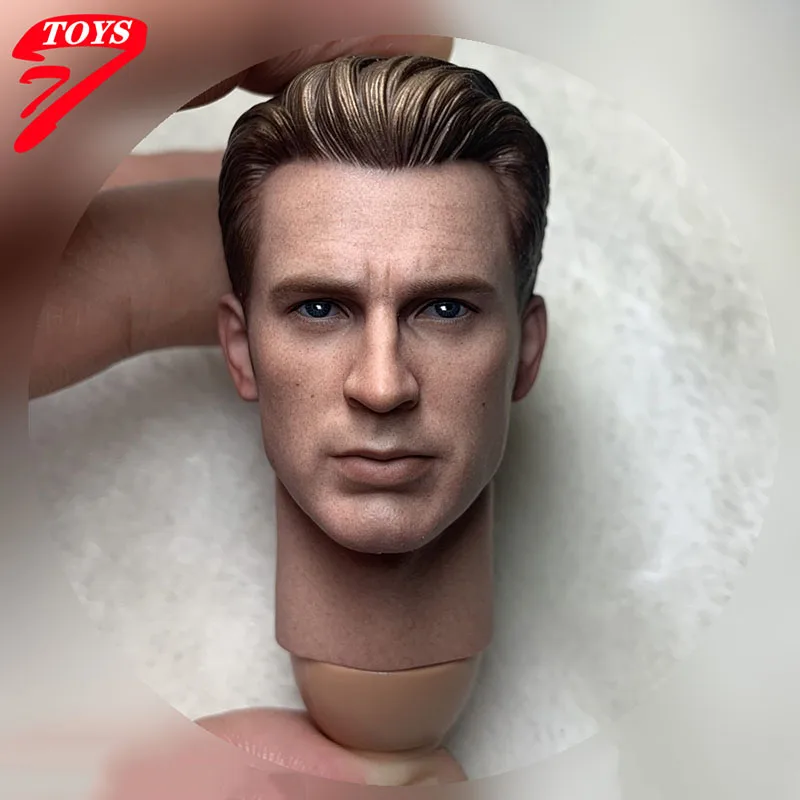 

TTTOYS 1/6 TQ210417 Rogers Chris Evans Head Sculpt American Hero Head Carving Fit 12 inch Male Soldier Action Figure In Stock