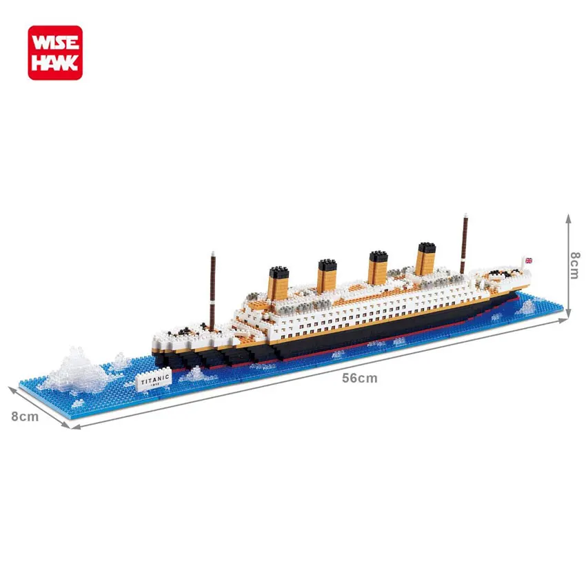 Wisehawk Mini Building Blocks Model Kit City Architecture Titanic Statue Of Liberty Educational Toys For Children (art.: 3a3596b26fc) - 3a3596b26fc