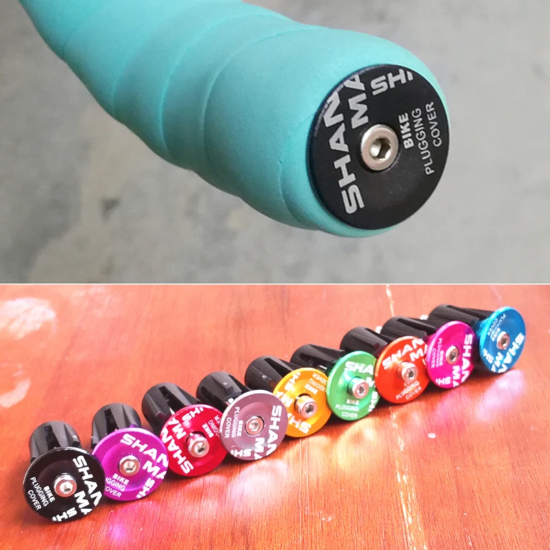 Shanmashi рукоятки для горного велосипеда решетка руля заглушки колпачки Аксессуары