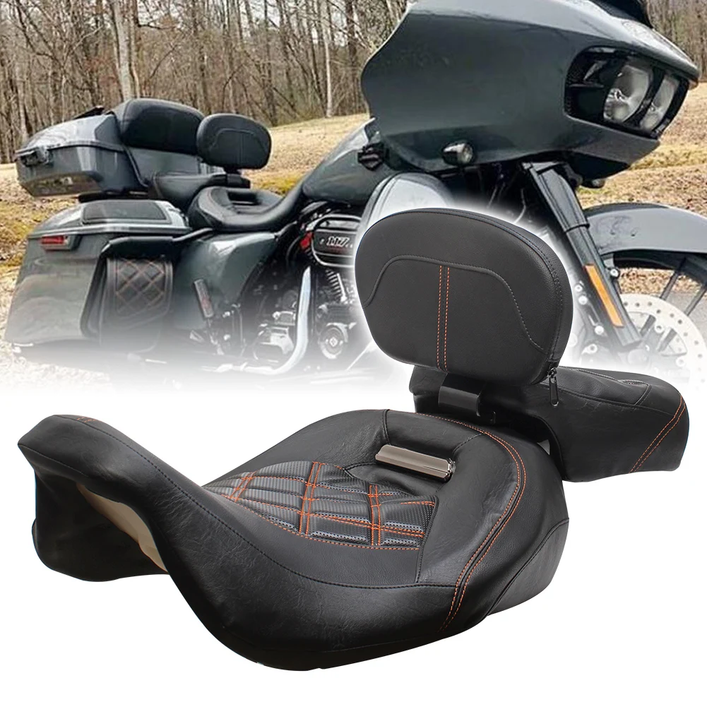 

Набор сидений для пассажирского мотоцикла, подходит для Harley Touring Road King Glide CVO 2009-2020