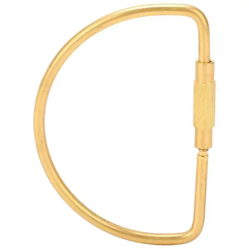 Наружная Пряжка латунный винтовой зажим брелок для ключей кольцо в ретро стиле