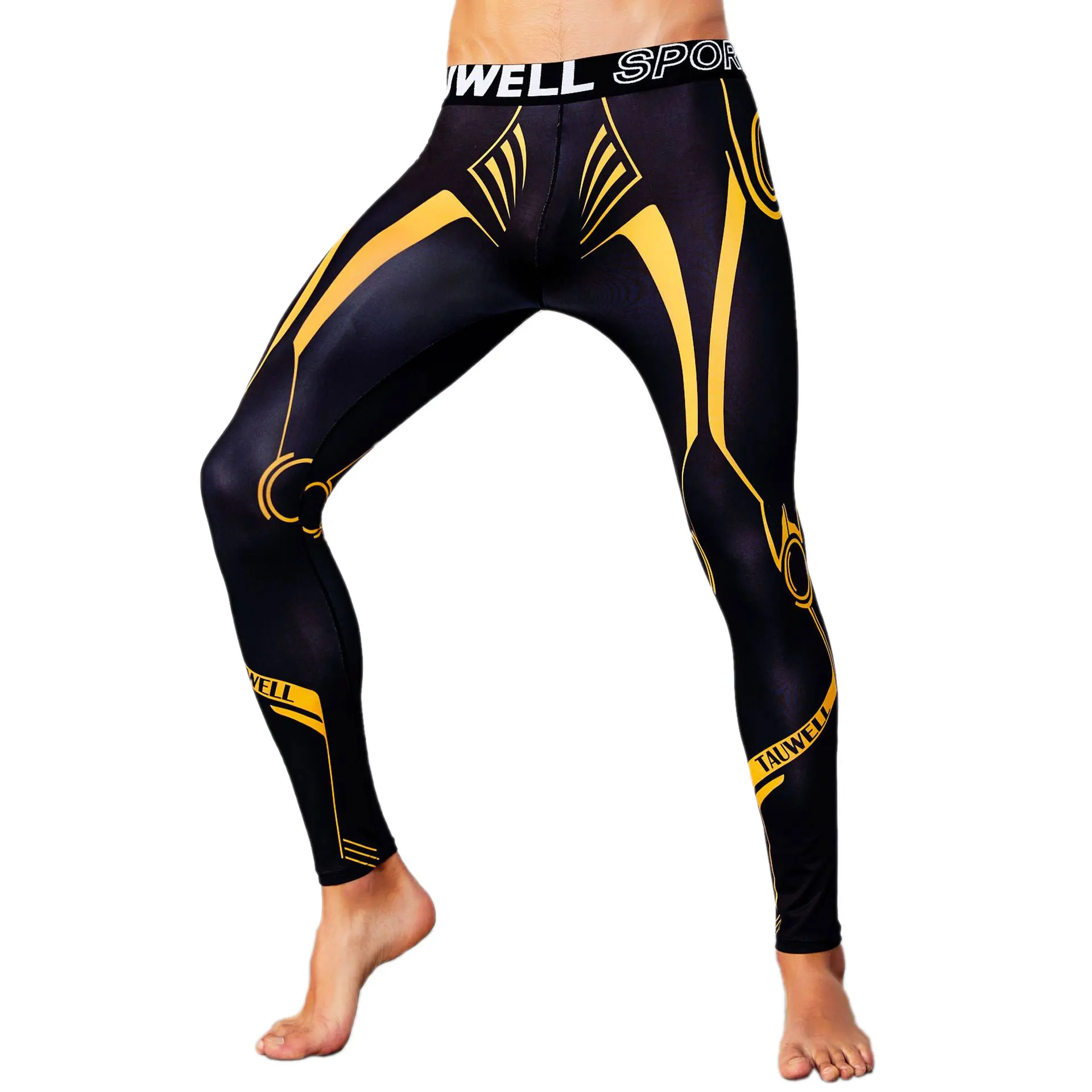 

Компрессионные брюки мужские колготки леггинсы для фитнеса быстросохнущие джоггеры тренировочные брюки для бега тренажерного зала спорти...