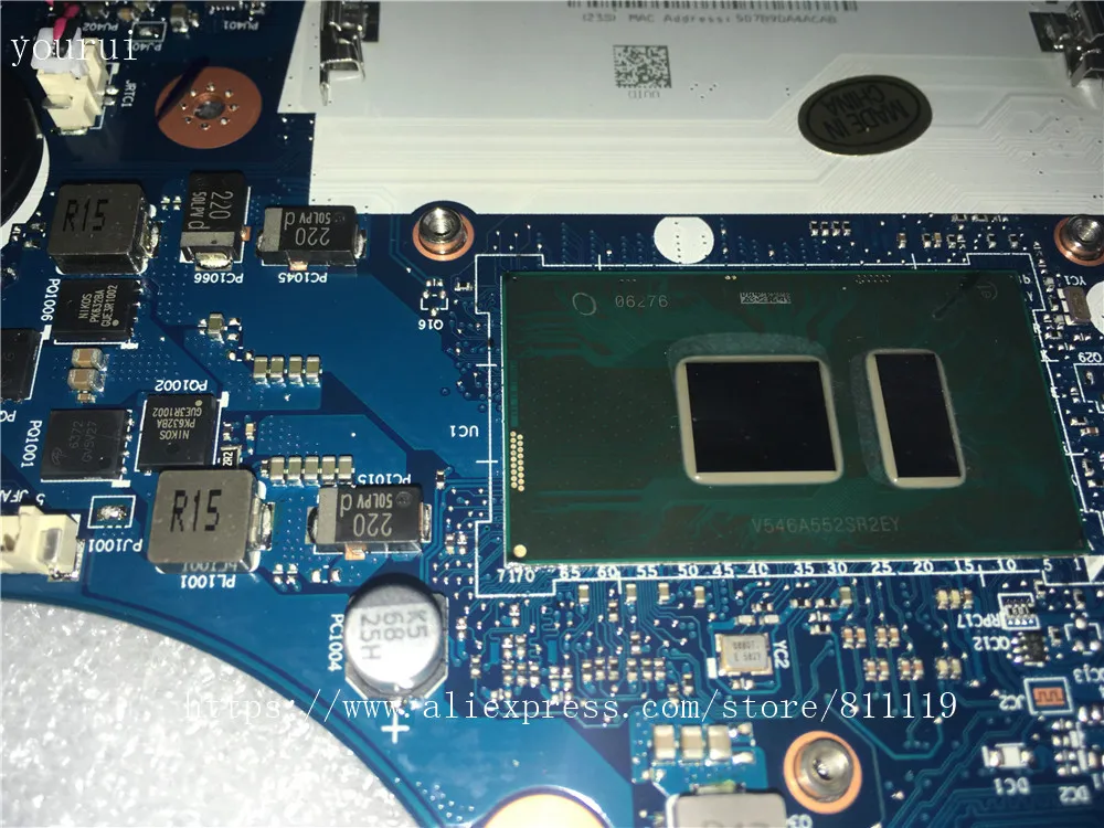 yourui для lenovo ideapad 300 14isk laptopmotherboard bmwq1bmwq2 nm a481 с i5 6200u процесс