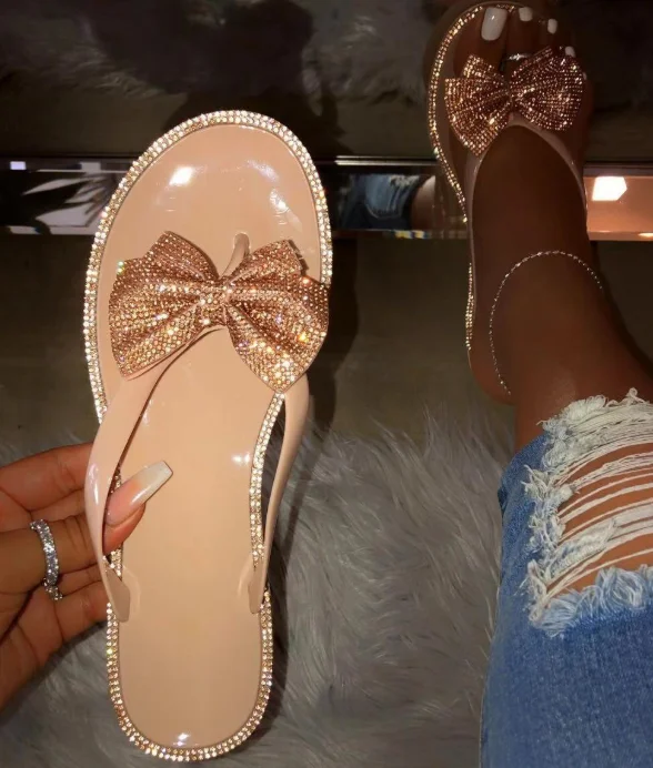 2019 новые конфеты цвет стразы женские модные сандалии в диком стиле для отдыха на