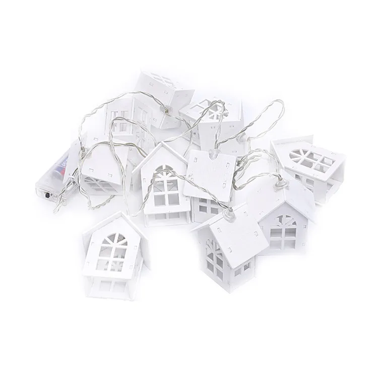 

Direct supply of Christmas decorative lights led European-style small house lights string Nordic wind string lights
