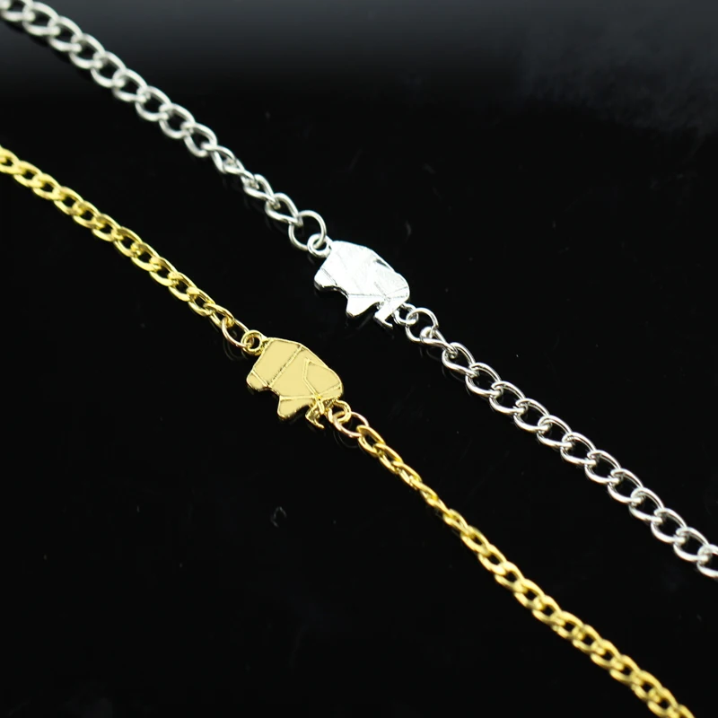 Золотой Серебряный браслет с подвесками Женские Ювелирные изделия изображением