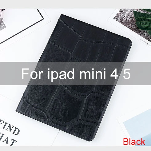 For mini 4 5 Essidi для ipad mini 5 4 3 2 1 кожаный чехол Smart Wake Sleep подставка для планшетного компьютера защитный чехол рукав для ipad mini 1 2 3 4 5 - Цвет: For mini 4 5