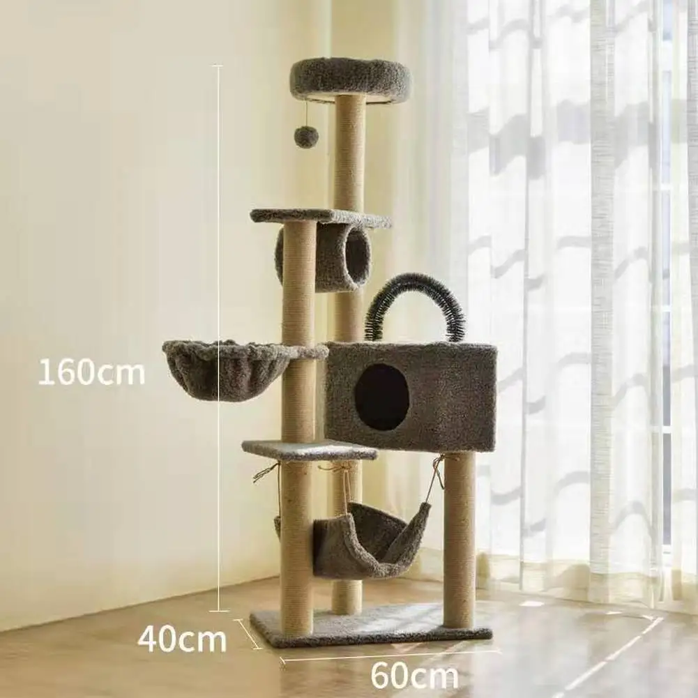 

Cat Scratcher Tree Tower Condo Home Furniture Pets House Cats Climbing Frame Jumping Toy for Kitten Cat Scratching Post Tree