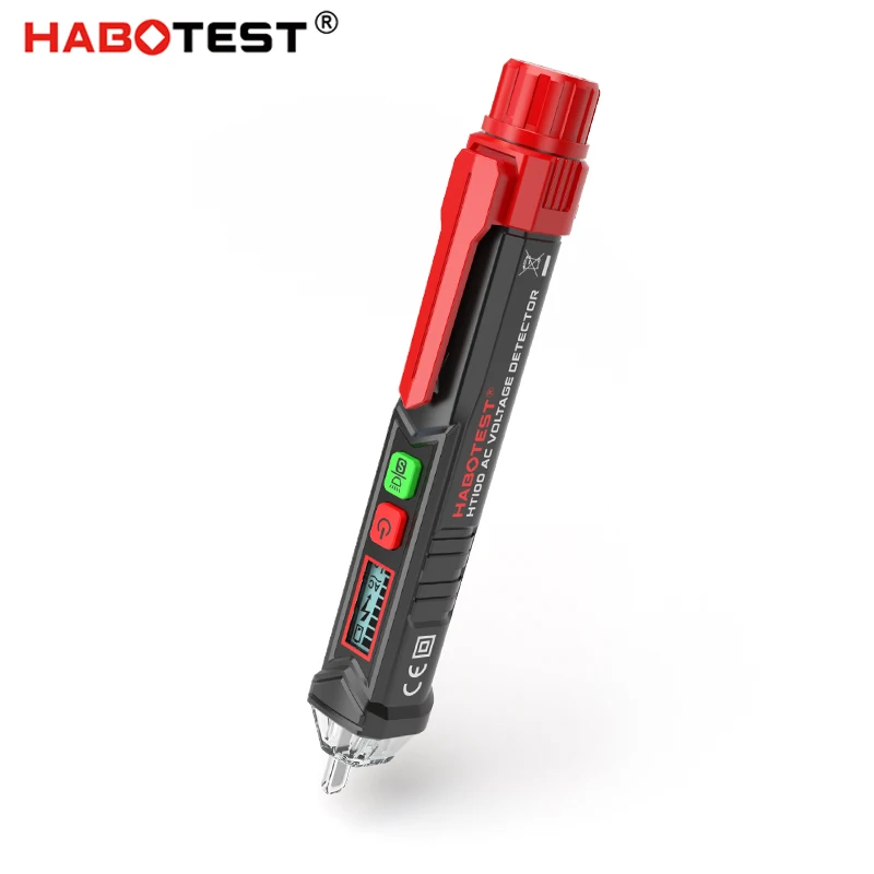 Non Contact AC Voltage Detector Pen High Low Sensitivity 50-60Hz AC 12-1000V  style Voltage Tester LCD Alarm Self-testing tester