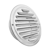 stainless steel air vents louvered grille cover vent hood flat ducting ventilation air vent wall air outlet with fly scree