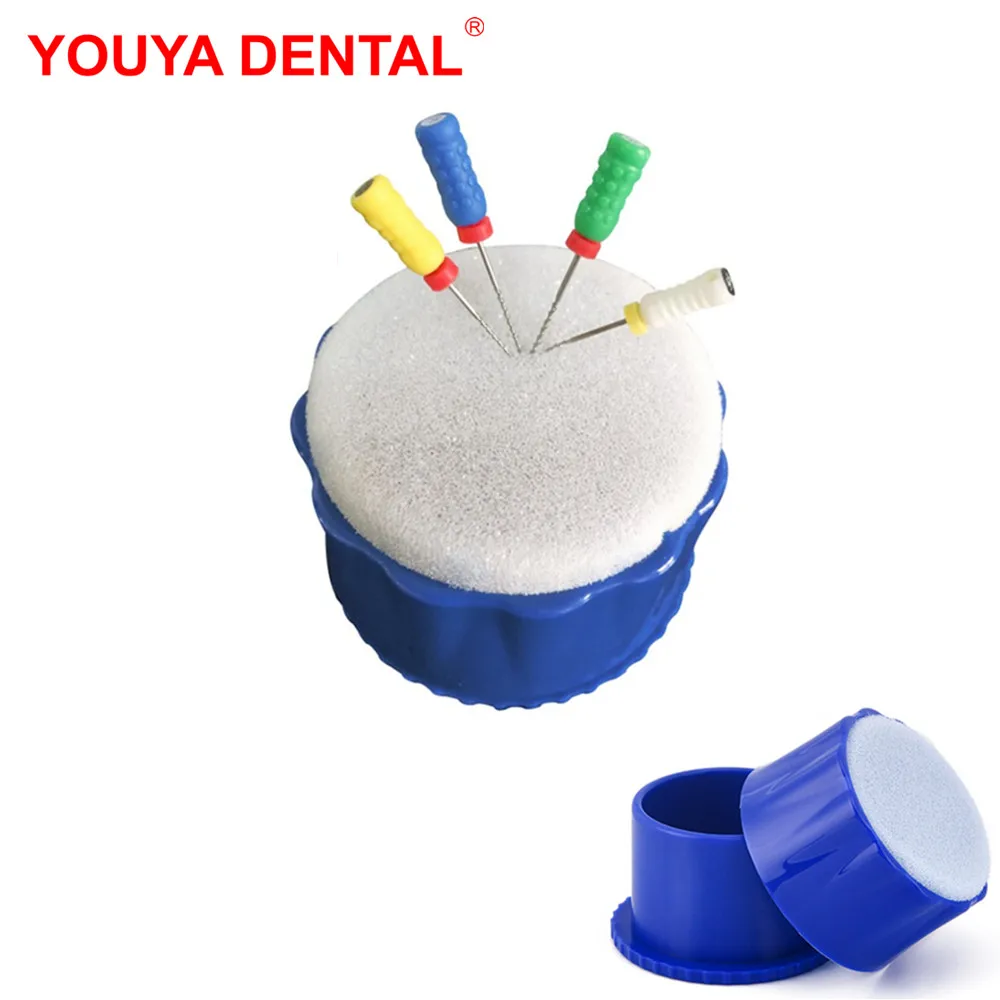 

2pc Dental Endo Stand Endodontic Box Cleaning Foam File Drills Block Holder Autoclavable Dentistry Lab Dentist Product Equipment