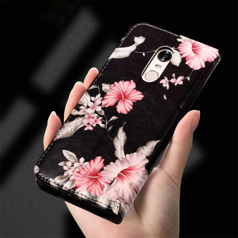 Роскошный кожаный чехол книжка с отделением для карт Huawei Mate 10 Pro P20 Plus Y9 2018 P9 Lite Mini