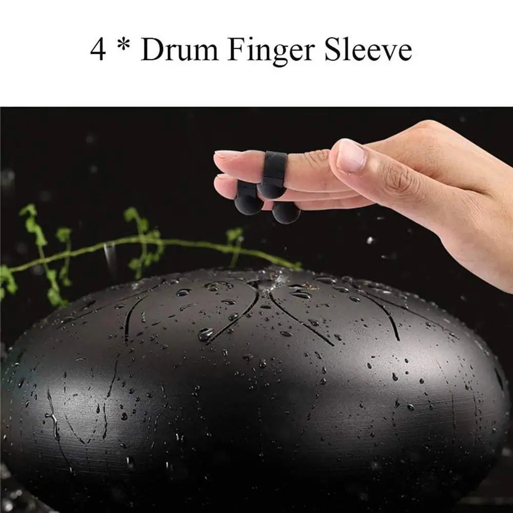 4Pcs/set Finger Sleeve Pain Release Protector Pads for Steel Tongue Drum Painless Cover Percussion Accessories | Спорт и развлечения
