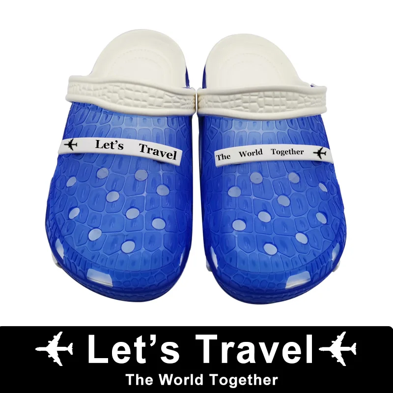 Let's Travel The World Together/тапочки обувь с перфорацией в кроличьем стиле сабо для женщин