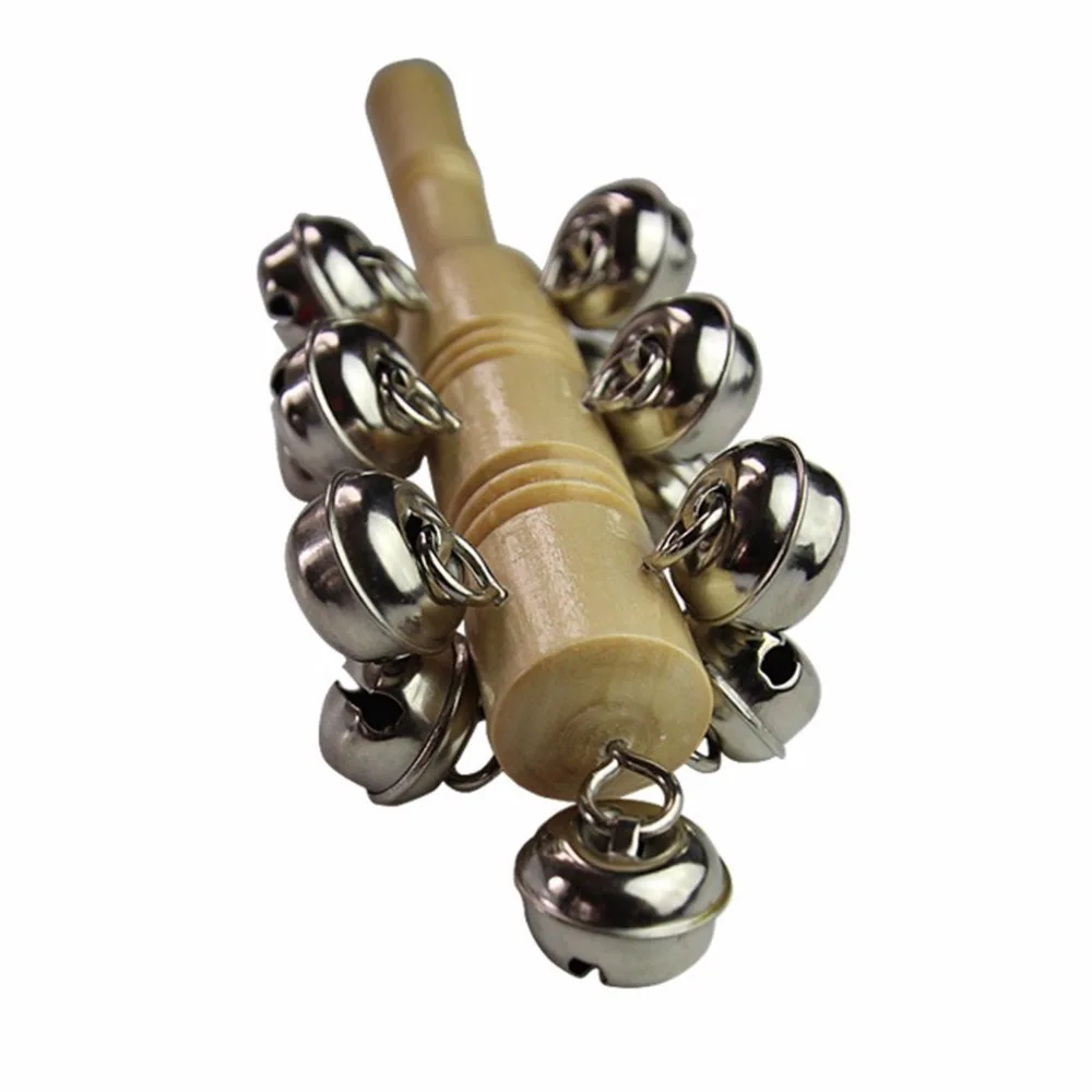 Деревянная детская погремушка игрушка музыкальный инструмент ручка деревянный