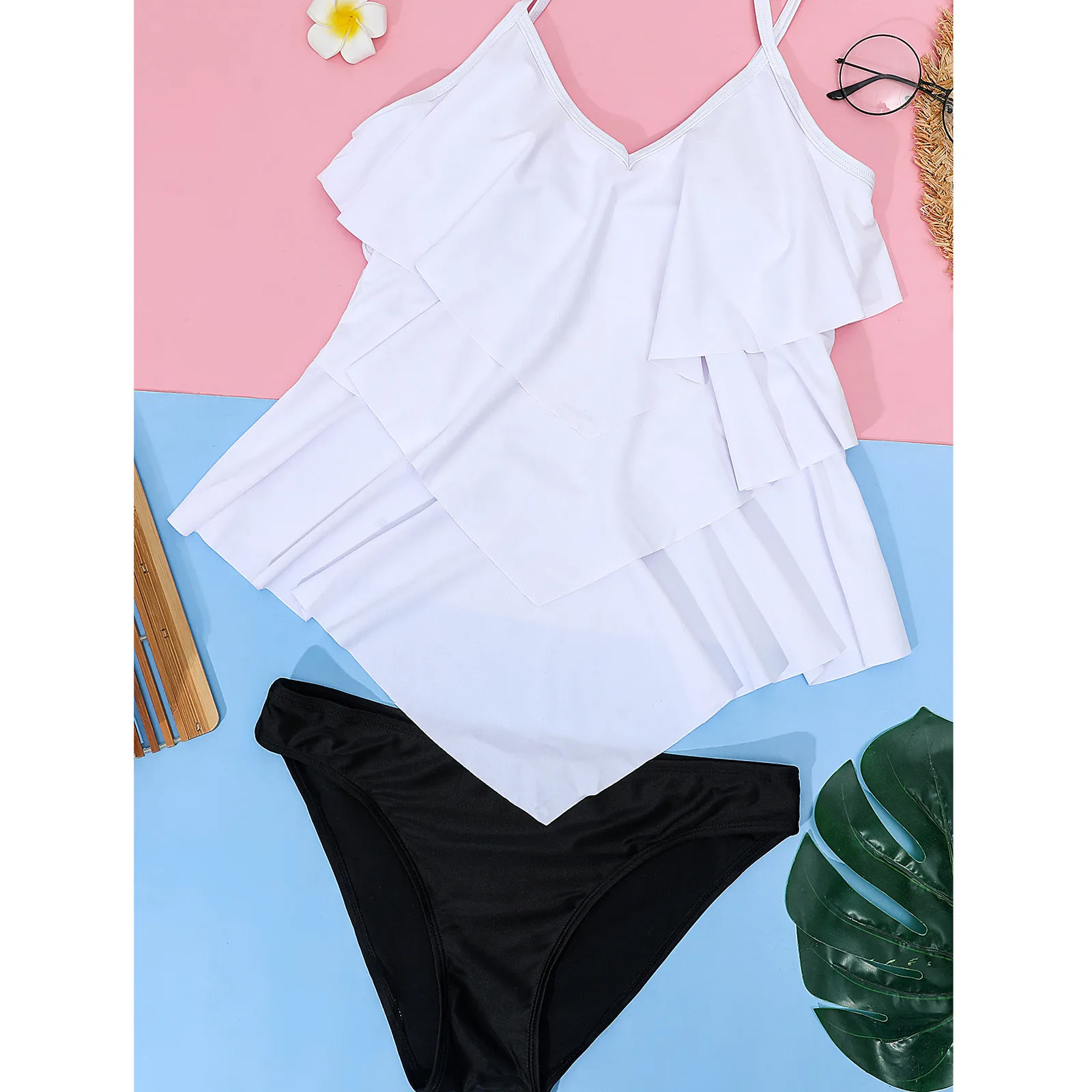 

High Waist Bikini 2021 Swimwear Women Women Solid Lace Bikini Set Push Up Swimsuit Beachwear Padded Swimwear