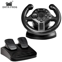 90 degree rotation game steering wheel with foot pedal steering vibration joysticks remote controller wheels drive for pc ps3