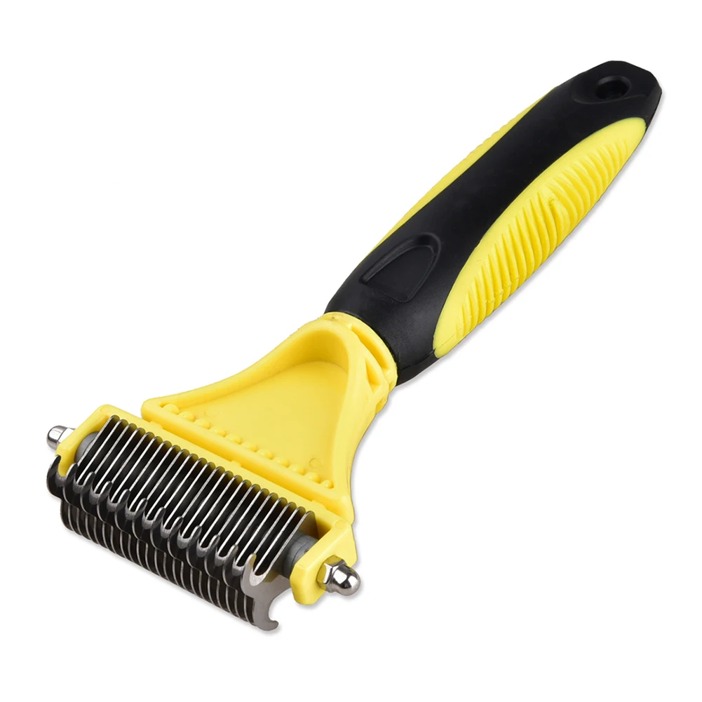 Триммер для стрижки собак кошек устройство удаления шерсти массажная расческа