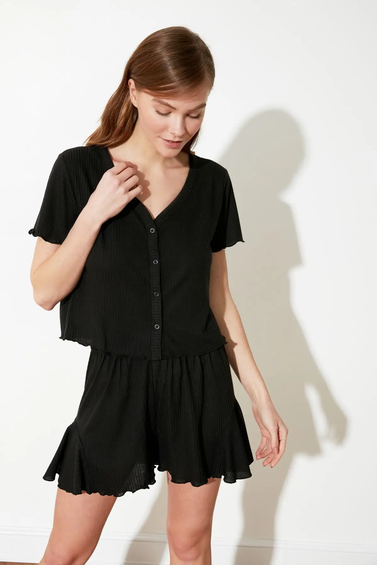 

Trendyol Camisole Knitted Pajamas Set THMSS21PT0136
