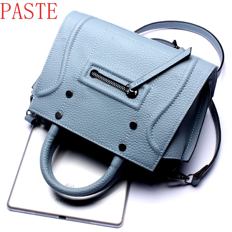 Из воловьей кожи женская сумка-мессенджер из натуральной bolsa feminina Самые